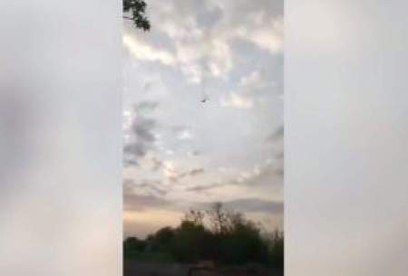 تصاویری هولناک از لحظه سقوط یک هواپیمای روسی