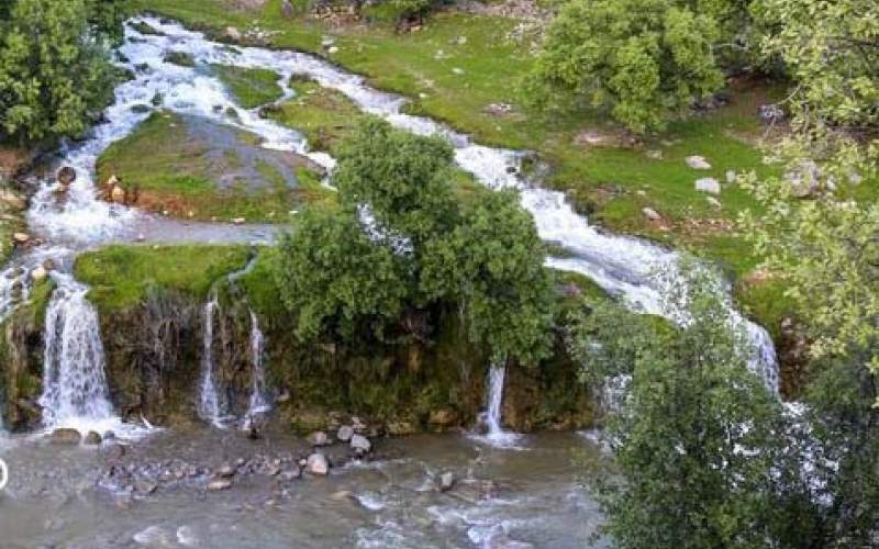 تصاویری از آبشار «آبریز» کهگیلویه  