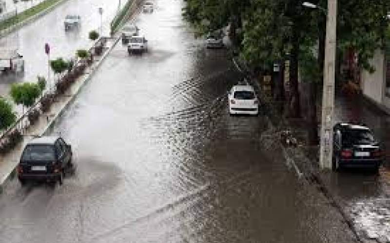 وضعیت عجیب خیابان‌های خرم‌آباد بعد از باران