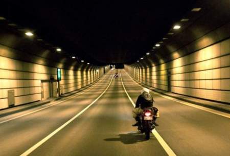 ممنوعیت تردد موتورسیکلت در تونل‌های شهری