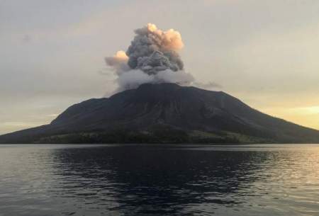 فوران دوباره کوه «روآنگ» در اندونزی