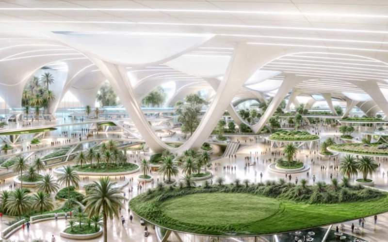 ساخت فرودگاه جدید ۳۵ میلیارد دلاری در دوبی 