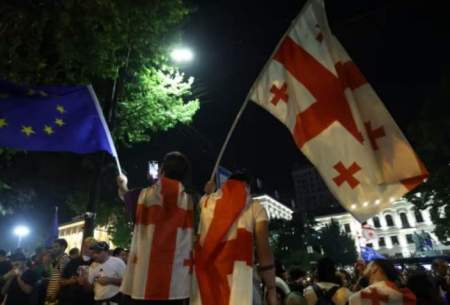 برگزاری تظاهرات علیه یك لایحه در گرجستان 