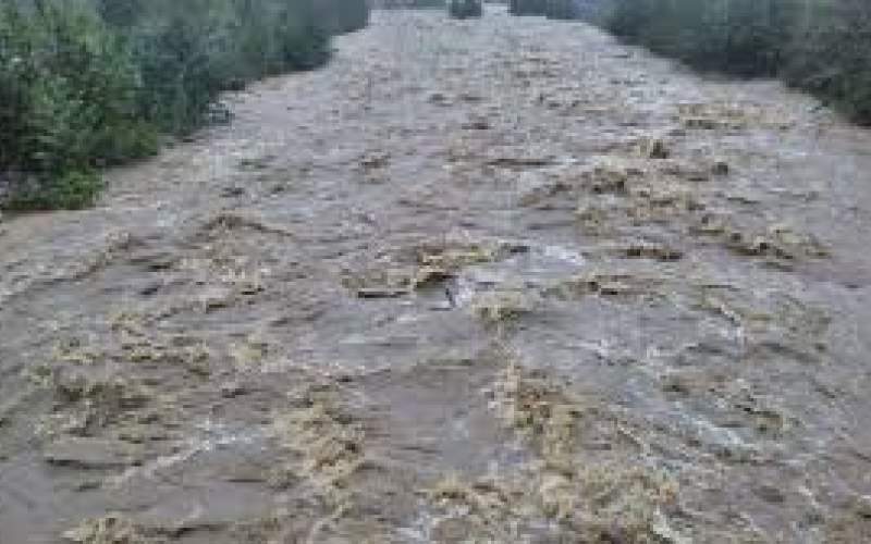 طغیان شدید رودخانه ایلام پس از سیلاب اخیر