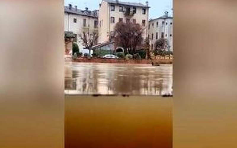 ویدیویی از بارندگی شدید در ایتالیا وایرال شد