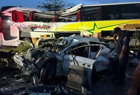 تصادف مرگبار اتوبوس مسافربری در ترکیه/فیلم