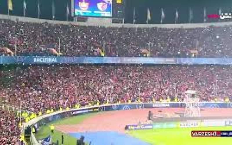 ورزشگاه آزادی با هیجان پرسپولیسی‌ها ترکید