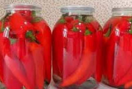 طرز تهیه ترشی فلفل دلمه ای به سبک روسی