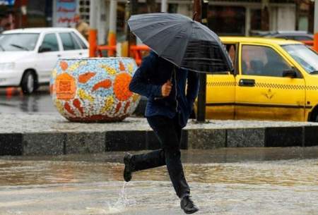 رگبار باران در برخی استان‌ها طی ۵ روز آینده