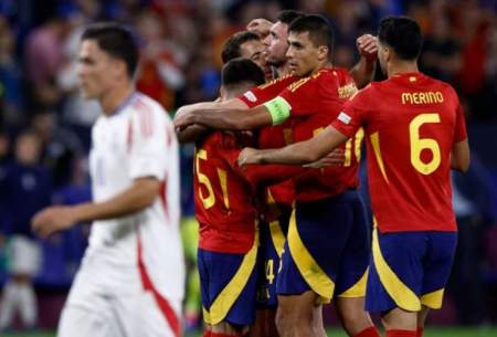 پیروزی اسپانیا با گل به خودی ایتالیا