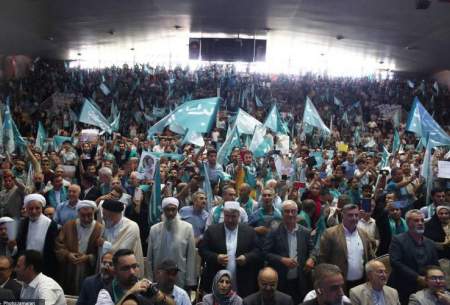 تصاویری از استقبال مردم مشهد از پزشکیان