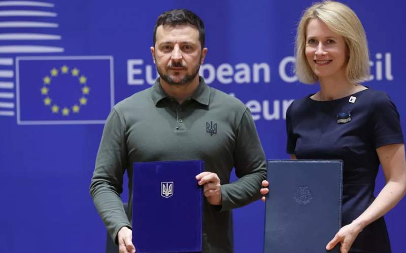 امضای توافق امنیتی اوکراین و اتحادیه اروپا