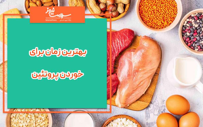 بهترین زمان برای خوردن پروتئین