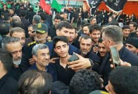 اولین حضور احمدی‌نژاد در بین مردم ایران بعد از بازگشت از ترکیه