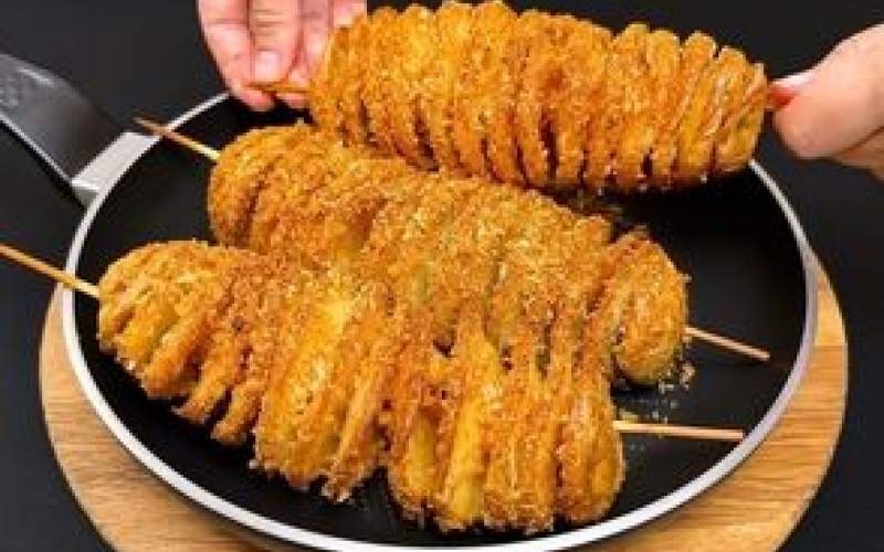 طرز تهیه یک میان‌وعده متفاوت با سیب‌زمینی