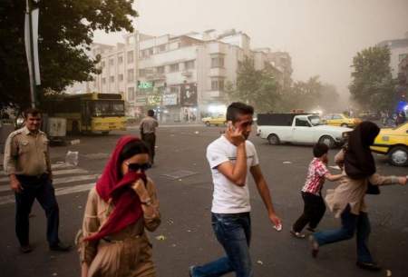 باد شدید دور از انتظار برای تهرانی‌ها