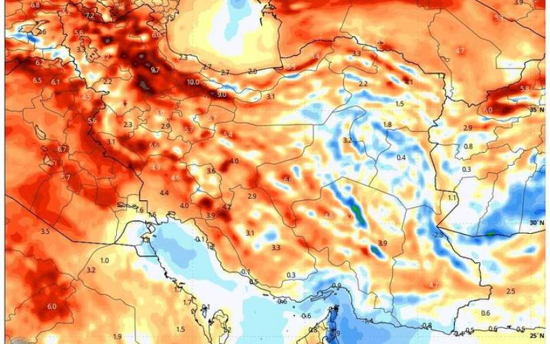 موج جدید گرمای هوا در راه ایران