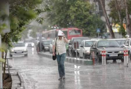 رگبار باران و وزش باد شدید در این نقاط