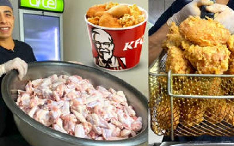 نحوه پخت بال مرغ سوخاری مانند KFC