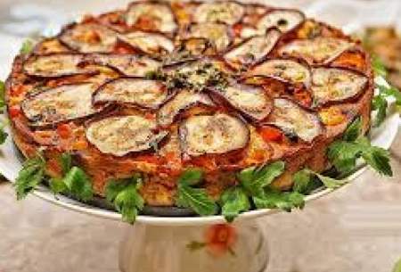 طرز تهیه یک غذای فوق‌العاده خوشمزه با بادمجان