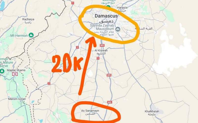 مخالفان بشار اسد به ۲۰ کیلومتری دمشق رسیدند