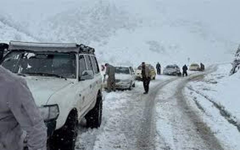 بارش برف و باران در کردستان /فیلم