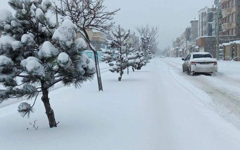 بارش برف و باران در جاده‌های ۵ استان کشور