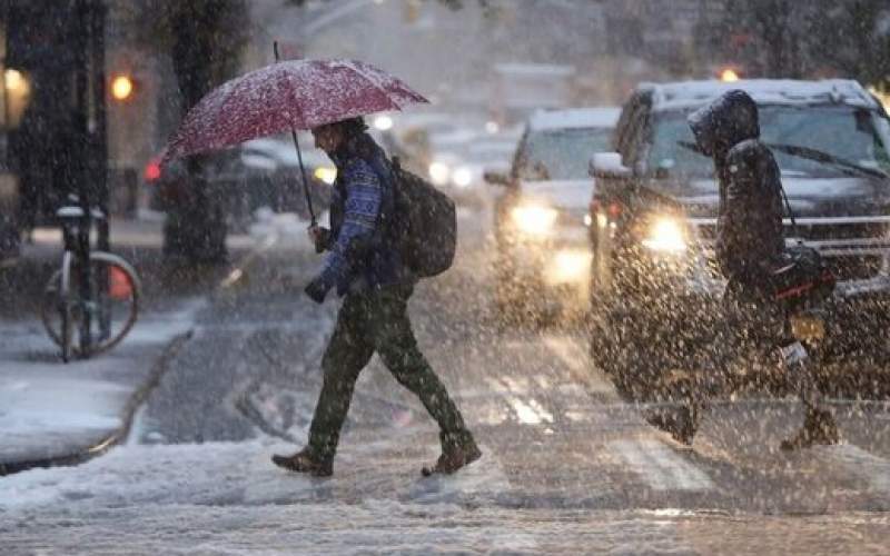 کولاک برف، باران و سرما پیش‌ روی ایران