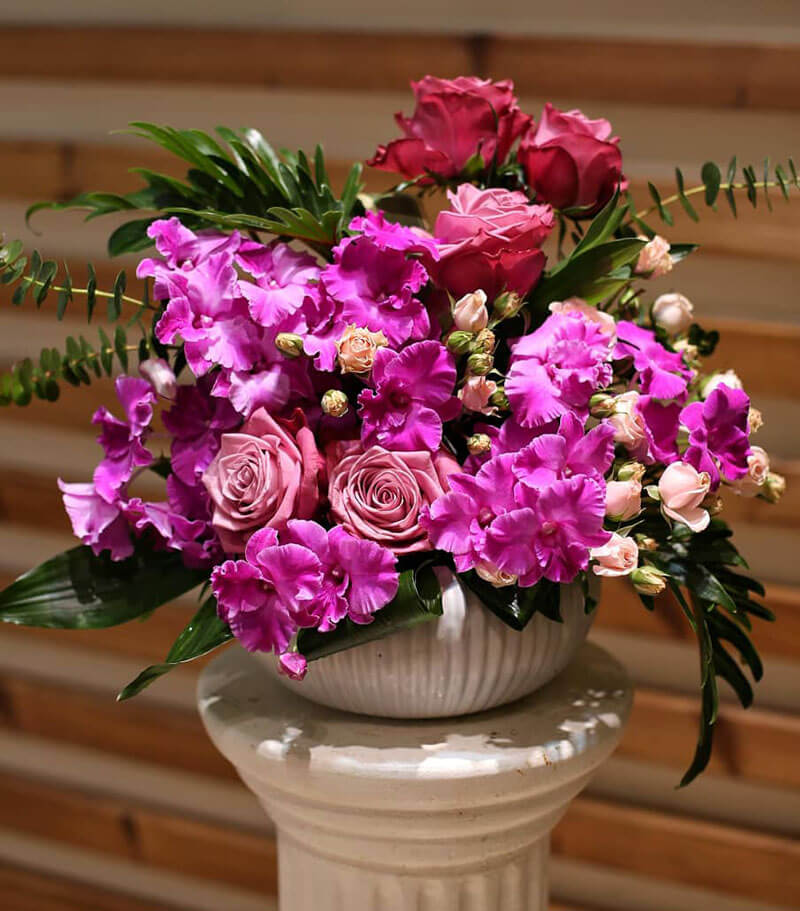 هدیه سبد گل برای رئیس شرکت