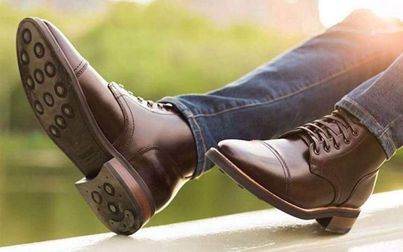 کفش مردانه قهوه ای تیره