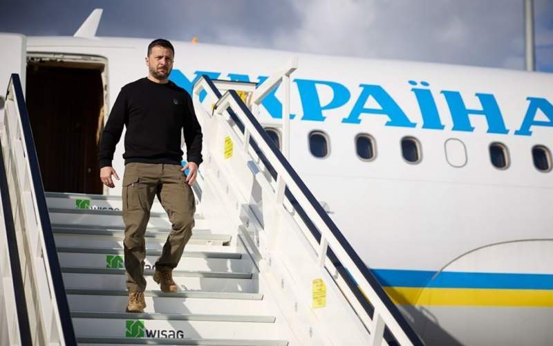 زلنسکی، وارد عربستان سعودی شد