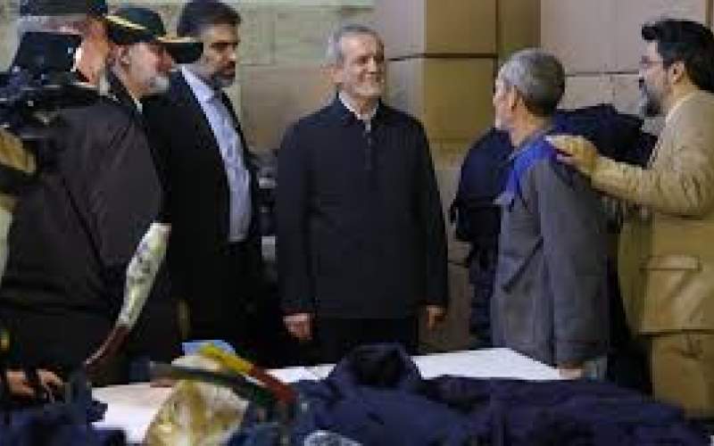 بازدید سرزده رئیس‌جمهور از کمپ معتادان