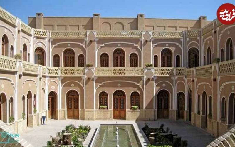 معماری خاص خانۀ قاجاری در یزد 