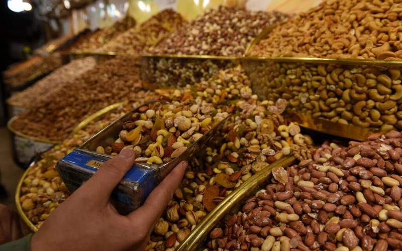 آجیل شب عید امسال ۲۰ تا ۲۵ درصد گران تر از پارسال