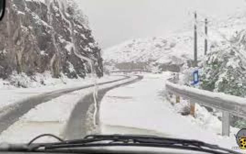 برفِ بهاری این استان کشور را سفیدپوش کرد