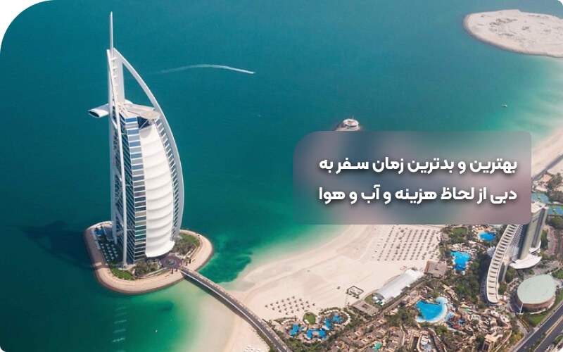 بهترین و بدترین زمان سفر به دبی ازلحاظ هزینه و آب و هوا