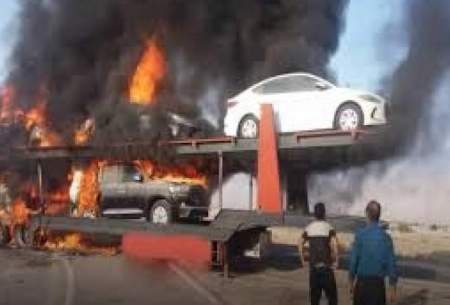 نبرد جان با شعله‌ها؛ آتش‌نشانان در دل حادثه بندرعباس