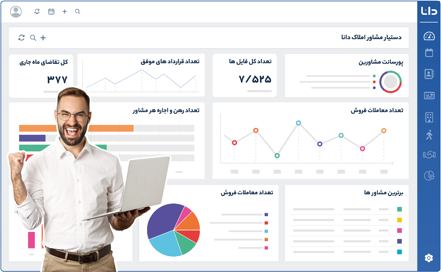 نرم افزار crm املاک