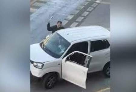 دعوای باورنکردنی دو راننده عصبانی پربازدید شد