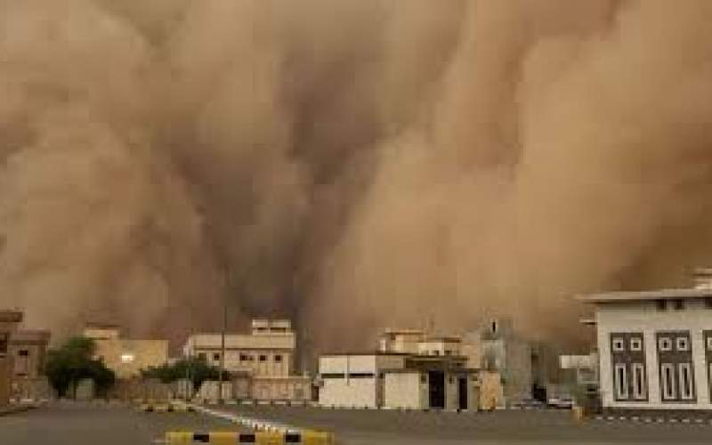 طوفان گر‌دوغبار شدید قصیم عربستان را درنوردید