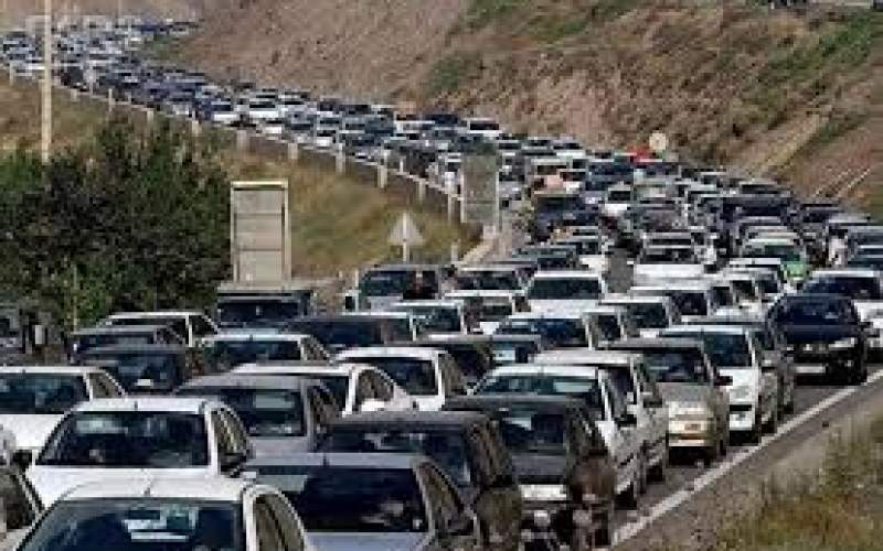 ترافیک سنگین در محورهای چالوس و هراز
