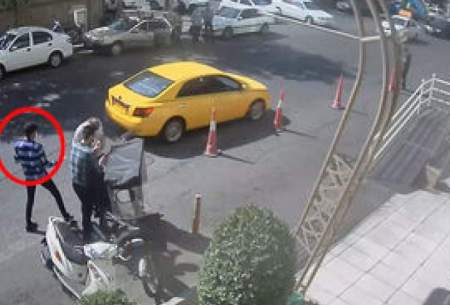 این سارق مثل آب خوردن موبایل می‌دزد!