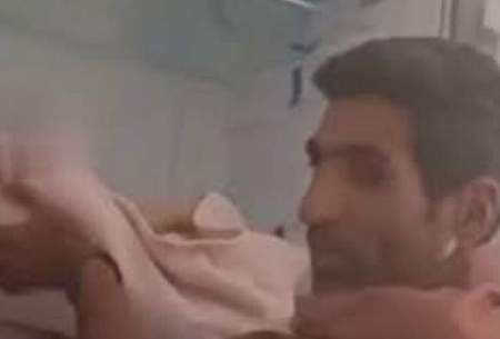 پدر نوزادش را به خاطر گرما و قطع برق در یخچال گذاشت!