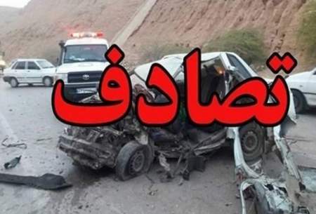 تصادف وحشتناک موتور سنگین با تیبا در بابل