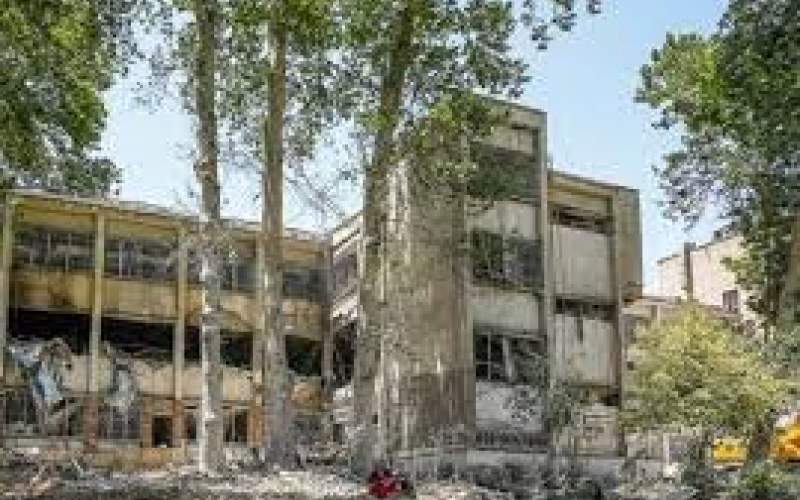 زندان اوین دقایقی پس از حمله /فیلم