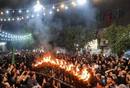 آیین مشعل گردانی عراقی‌های مقیم تهران  <img src="https://cdn.baharnews.ir/images/picture_icon.gif" width="16" height="13" border="0" align="top">