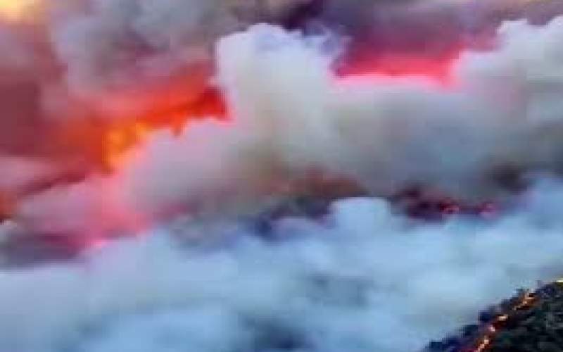 آتش‌سوزی در مناطق کوهستانی شهر لاذقیه