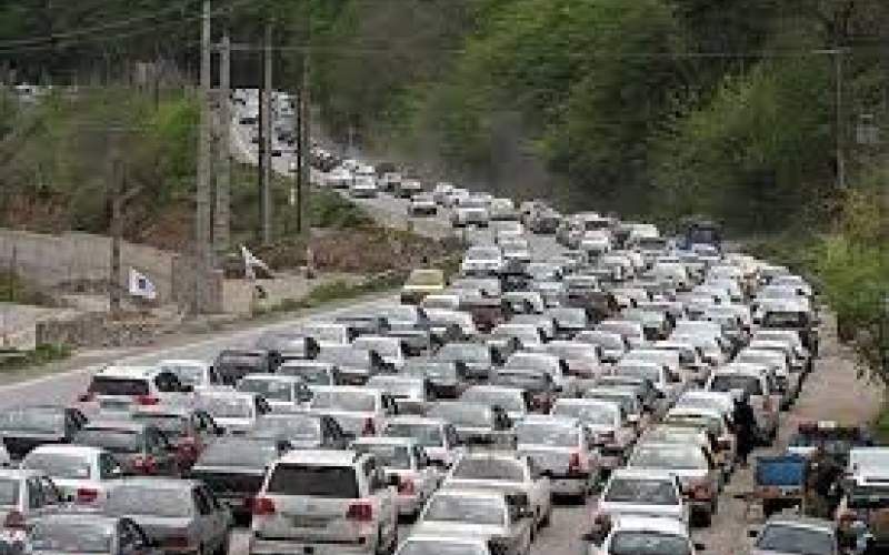 ترافیک سنگین در جاده‌های شمال کشور