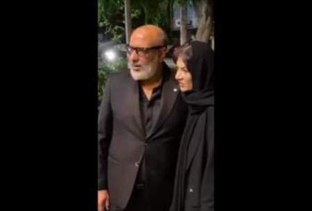 تصاویری ازبازیگران درمراسم ختم‌مادر ریما رامین‌فر