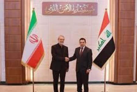 دیدار لاریجانی با رئیس‌جمهور عراق